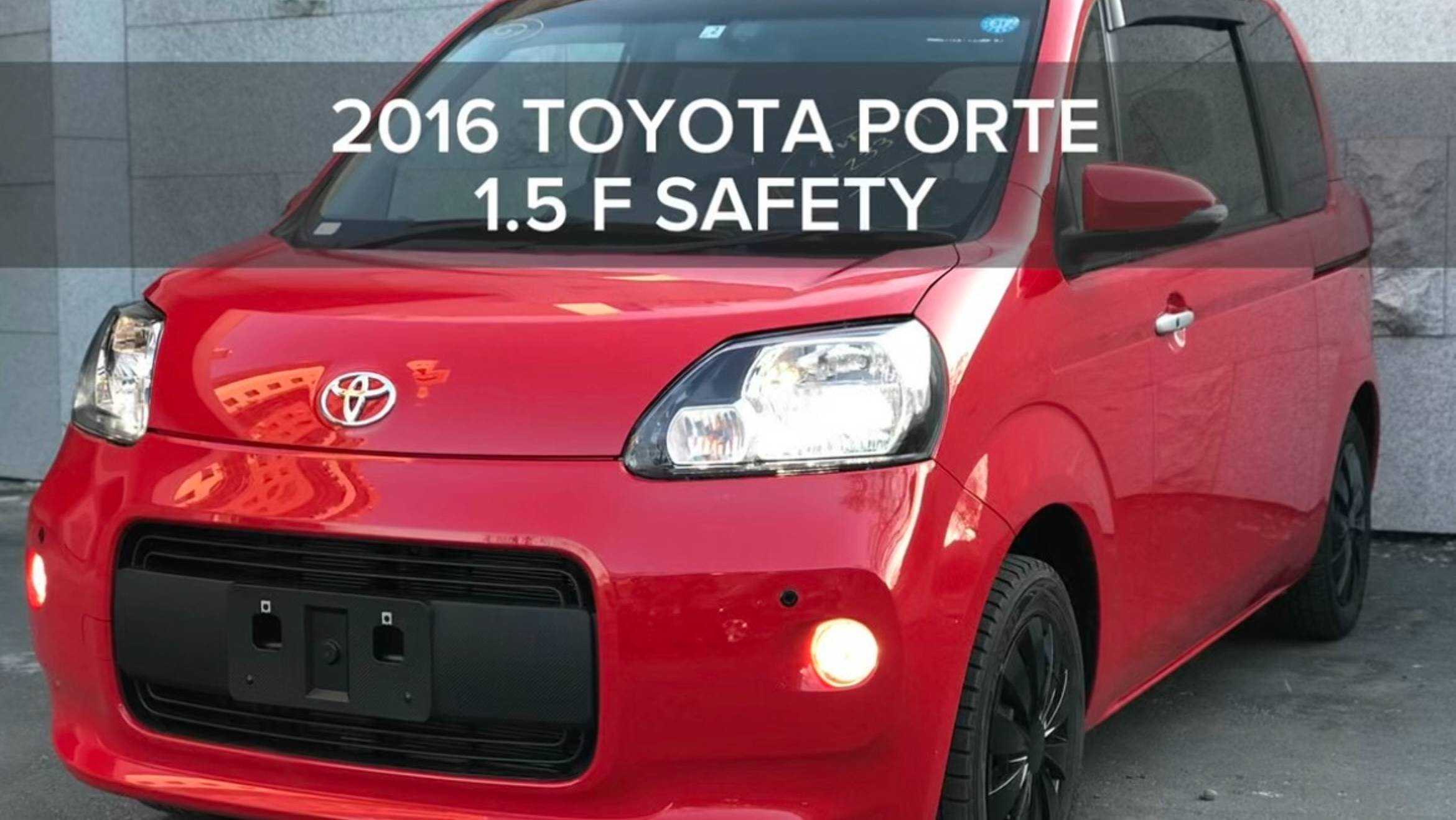 2016 TOYOTA PORTE 1.5 F SAFETY