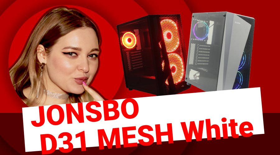 НИКС Компьютерный Супермаркет: видео про Корпус JONSBO D31 MESH White без БП с окном