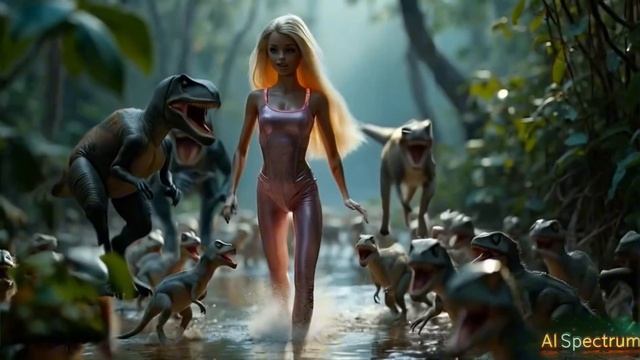 Barbie’s Awakening Discovering Beauty in the Prehistoric Past