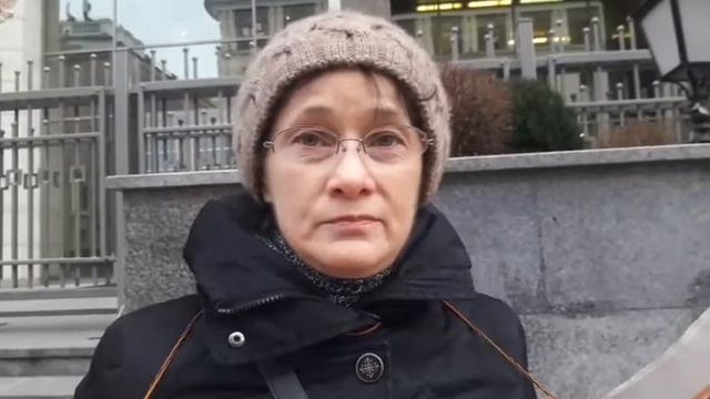 Пикет НОД У Совета Федерации  Народ ждет ответа 13 11 19г