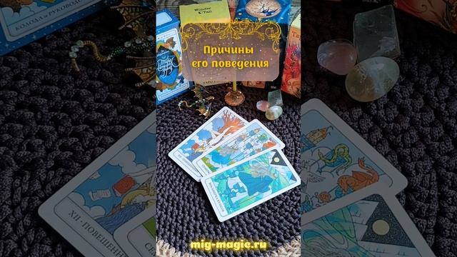 Причины его поведения ❓Общий расклад на картах Таро ⚜️ от мастера Мали 🧙♀️ #гадание #расклад #таро