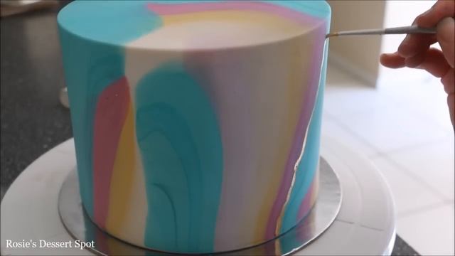 Mermaid Tail Cake Tutorial- Rosie's Dessert Spot