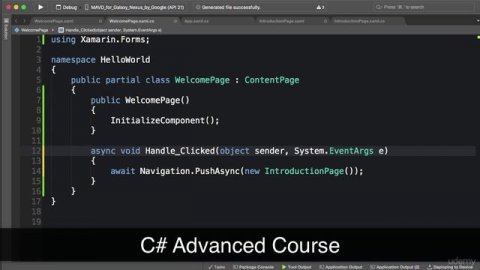 Udemy - Xamarin Forms Build Native Cross-platform Apps with C# Part3