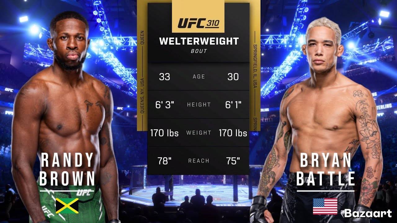 РЭНДИ БРАУН ПРОТИВ БРАЙАНА БАТТЛИ - UFC 310 (UFC 5)
