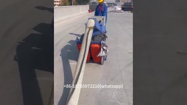 Китайский мобильный дробеструйный аппарат для бетонных полов, дорог, воздуховодов