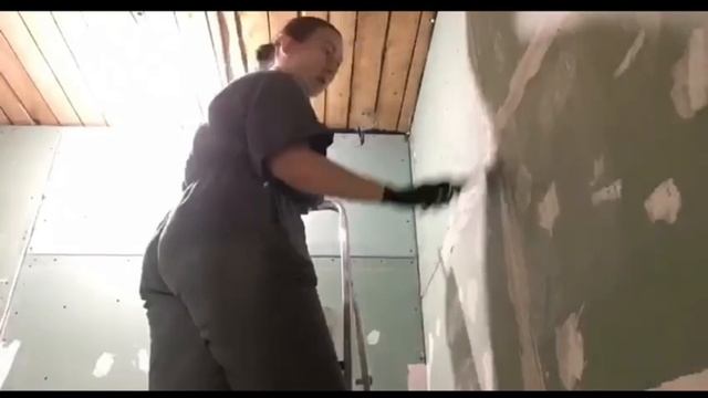 ванная этап 4. шпаклевка