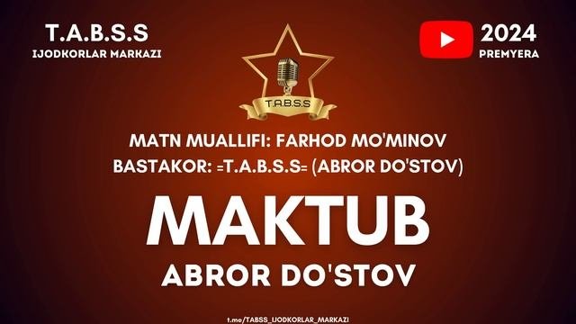 ABROR DOSTOV -  MAKTUB