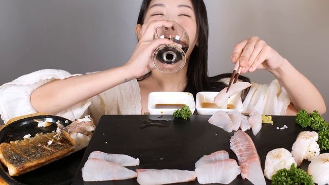 희귀 횟감🐟 날새도록 먹고싶은 날새기회, 날새기 구이 먹방 raw cobia & grilled cobia [eating show] mukbang korean food