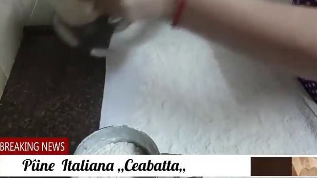 ,,Pîine Italiana ,,Cebatta,,