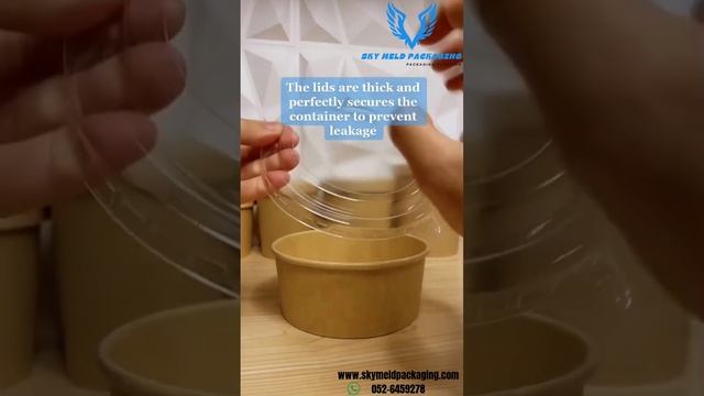 skymeld kraft salad bowls all sizes available #skymeld #skymeldpackaging #disposablepackaging