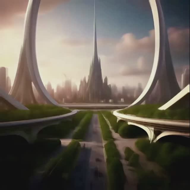 "Небеса за окнами: ИИ рисует мечты под звуки После 11. ✨🌌"