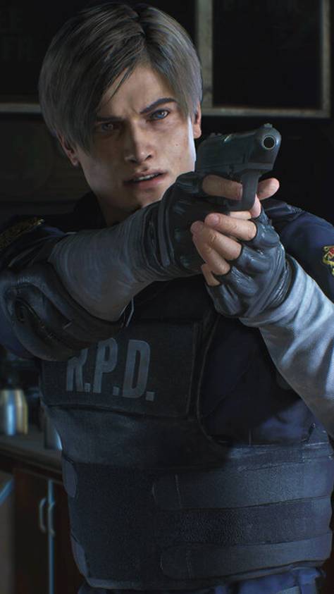 Resident Evil 2 Remake "Леон Скотт Кеннеди" потерпел взрыв.