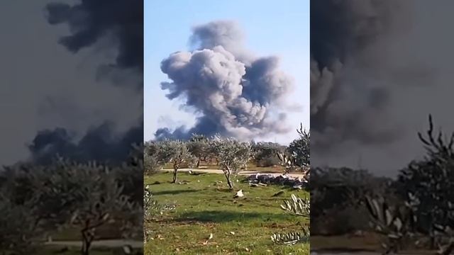 🇷🇺🔥🇸🇾 ВКС России сутки напролёт наносят удары по базам и скоплениям террористов на севере Сирии