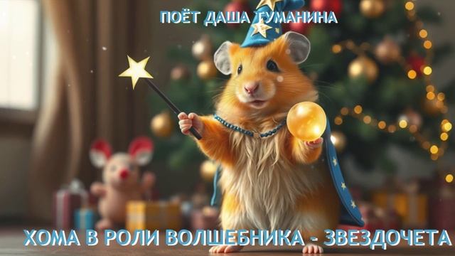 Хома в роли волшебника-звездочёта.