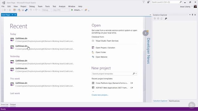 Plurlsight.Building.Your.First.Mobile.Application.with.Xamarin.Forms Part2