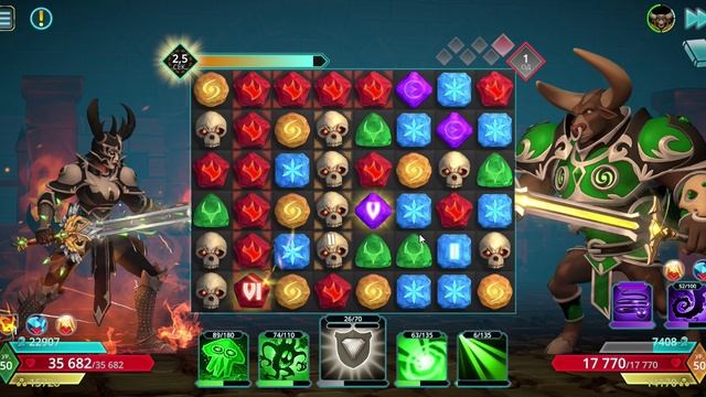 Puzzle Quest 3 - Dok vs MITCHELLX