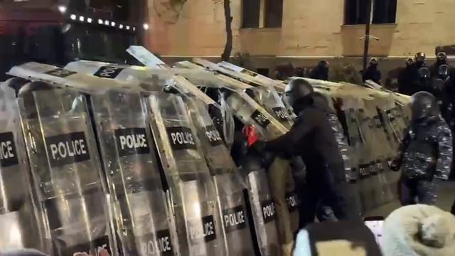 Протесты в Грузии