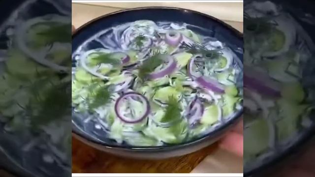 БЫСТРЫЙ И ВКУСНЫЙ САЛАТ ИЗ ОГУРЦОВ #огурцы #огурец #салаты #салат #салатик #быстрыерецепты #огурцы