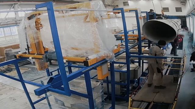 Сборка автоматической гальванической линии цинкования барабанно-подвесочной