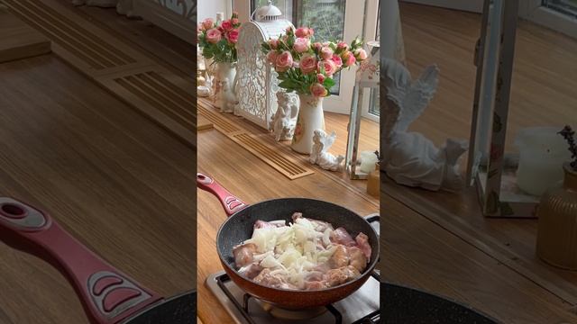 КРОЛИК В СМЕТАНЕ😋 #рецепты #рецепт #еда #cooking #food #вкусно #кулинария #recipe