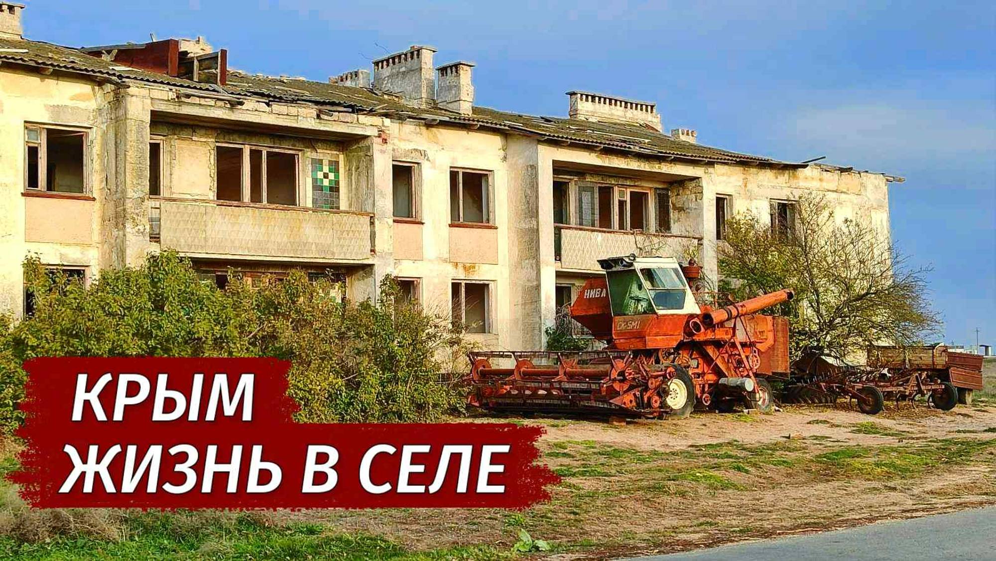 РЕАЛЬНАЯ жизнь в Крыму. Как ЛЮДИ ЖИВУТ. Село Елизаветово. Степной Крым.