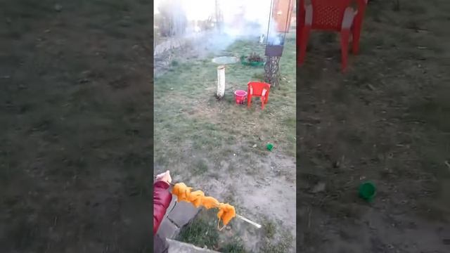 Готовим ужин- жарим шашлыки