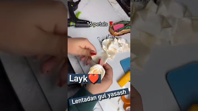 Lentadan gul yasash