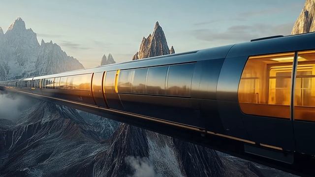 TRANSCEND RAIL Experience The Future Of Travel    Short Sci-fi AI Film   RUNWAY GEN-3