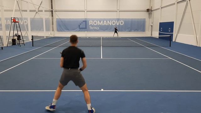 01.12.2024. Молодая гвардия. Романово. И.Степанов - Д.Чумичкин 2-0 (6-4; 6-1)
