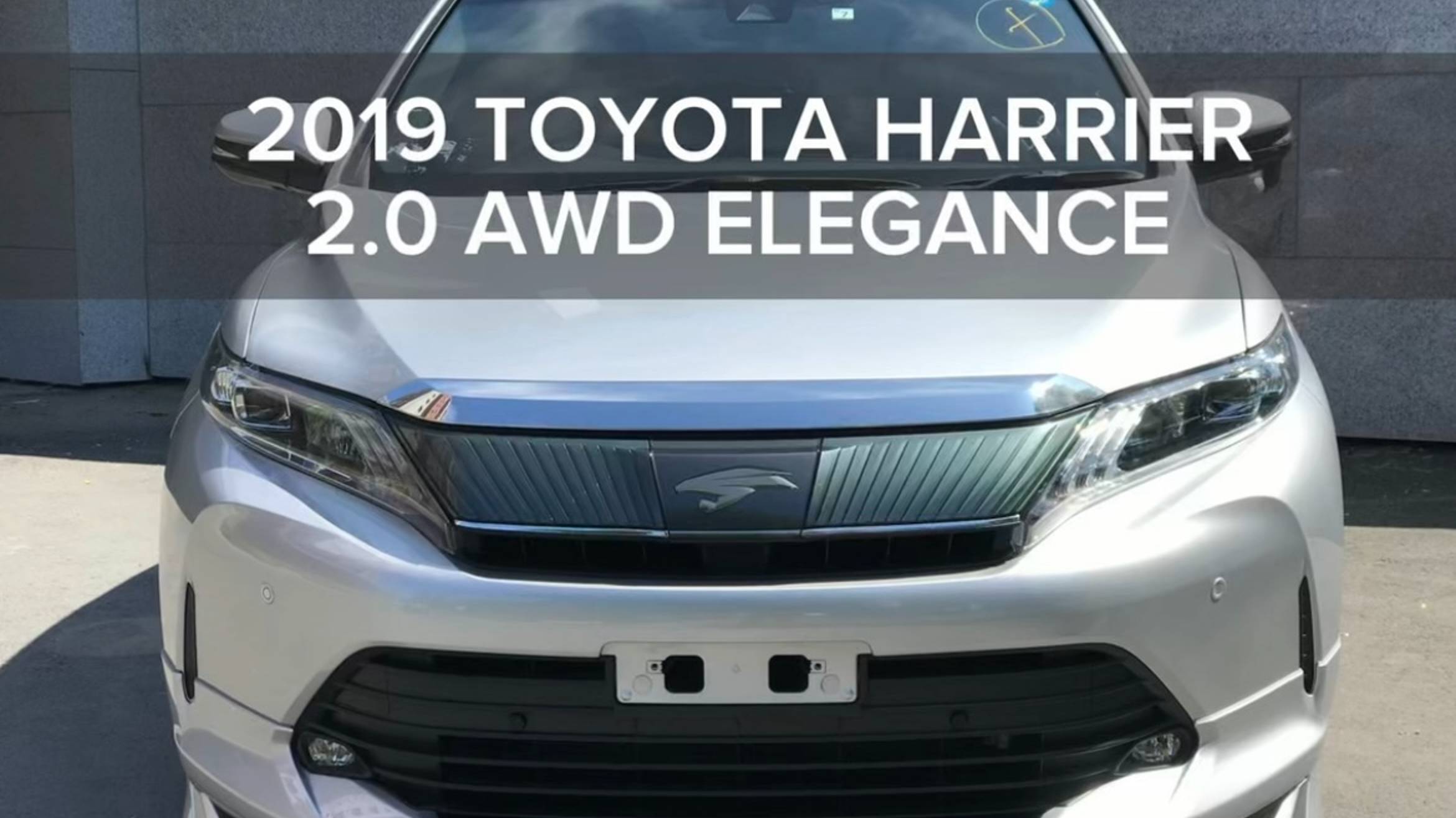 2019 TOYOTA HARRIER 2.0 AWD ELEGANCE