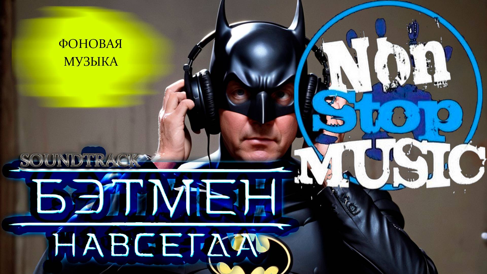 Саундтрэки из фильма "Бэтмен навсегда". Фоновая музыка. Music NON STOP.