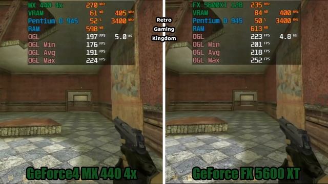 GeForce4 MX 440 4x vs GeForce FX 5600 XT Test In 8 Games (Capture Card)