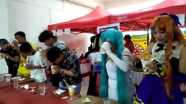 Ramen competition ,53 sec chathokpa #animeclubmanipur