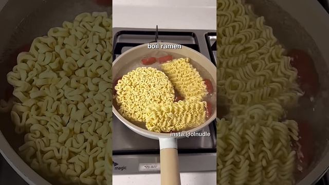 Carbonara buldak rabokki recipe #buldak #buldakramen #buldaknoodles #ramyeon #kfood #koreanramen