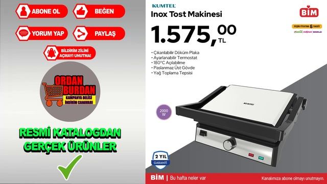 RESMİ KATALOG AKTÜEL ✅ | BİM 2 ARALIK 2024 | MUTFAK ÇEYİZ KAMP ÜRÜNLERİ | BİM İNDİRİM KAMPANYALARI