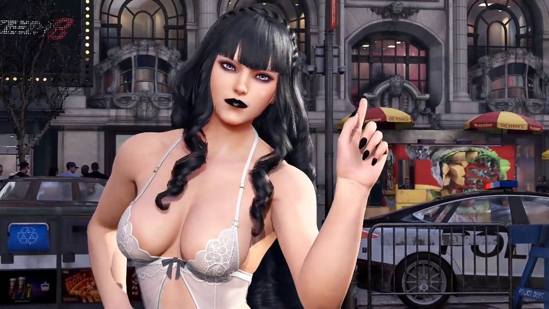 Эротические сцены в играх. Tekken 8: Lili в нижнем белье против Rio в бикини