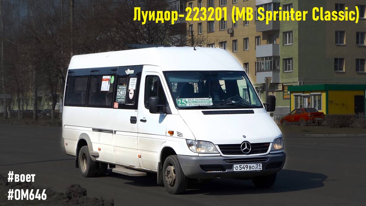 Воющий Луидор-223201 (MB Sprinter Classic) (ОМ 646 DE22LA (646.701) & TSG 330)