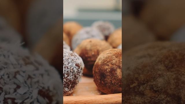 Chocolate Balls, Coconut Balls, Cake, Dessert