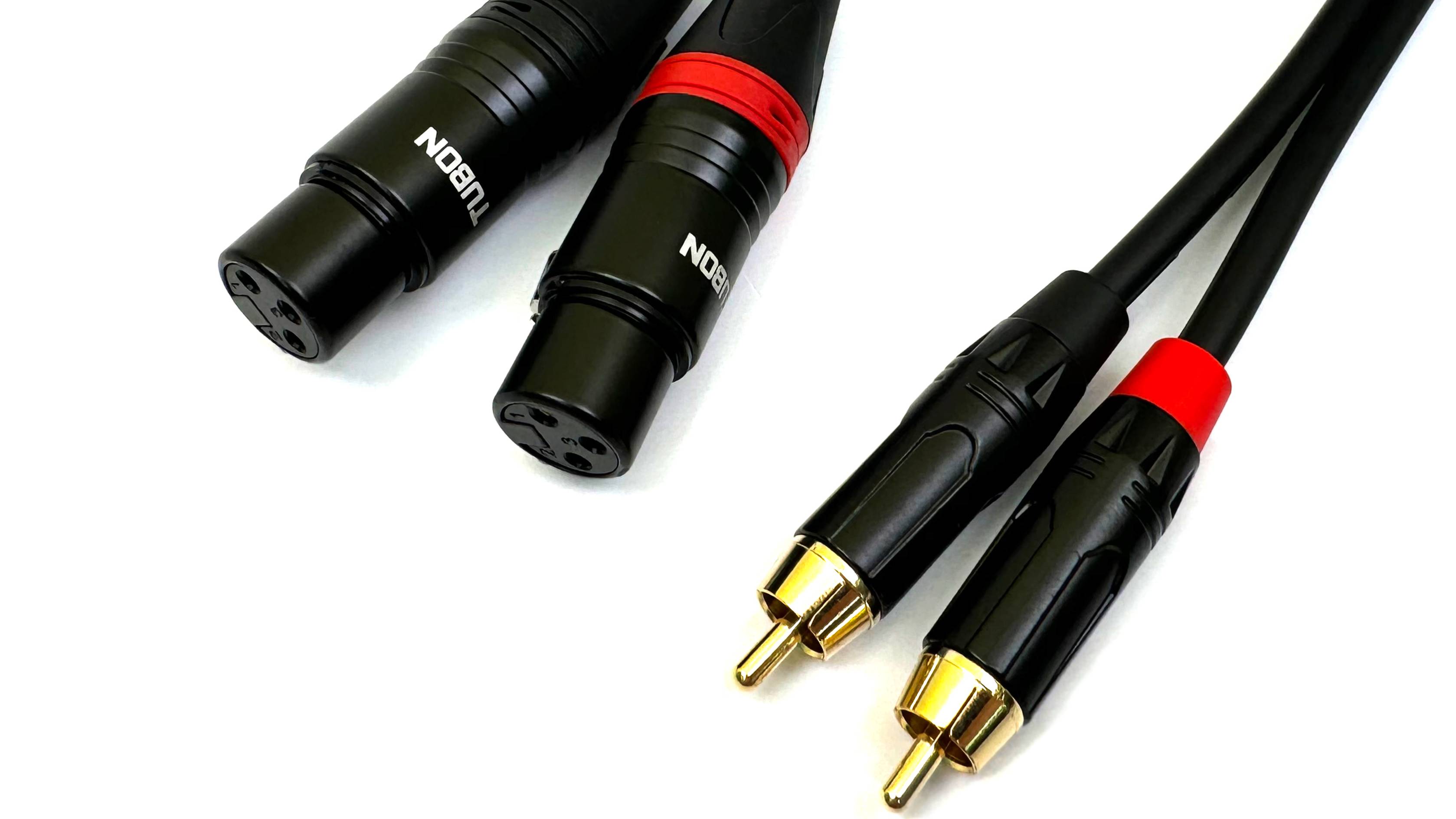 Кабель TUBON Микрофонный межблочный 2 x XLR (F) Female - 2 x RCA (M) Male OD6.0 ПВХ 2XF2R001 5м