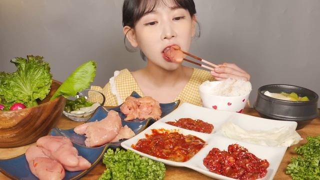 젓갈 쌈밥🥬 굴젓, 명란젓, 낙지젓, 갈치속젓🍚 명란순두부탕 먹방Jeotgal Salted Seafood [eating show]mukbang korean food