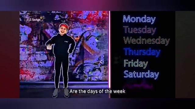 DAYS OF THE WEEK. Weekdays. English for kids. Английский Для детей..mp4