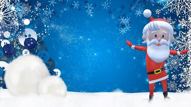 "С Новым годом! Танцуют все!" Фотозаменяемый проект Proshow +Снеговики+Санты+скрап набор+переходы