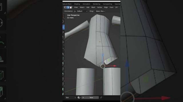 Blender 3D. Моделирование простого персонажа. Часть 2. Смотри на канале полное видео!
