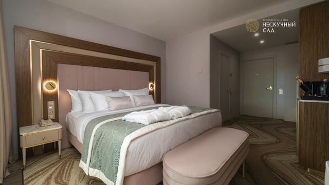 Отделка номера De Luxe в ЖК "Нескучный сад" в Сочи