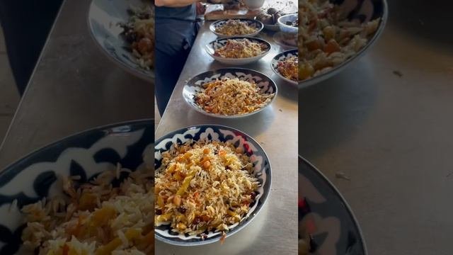 Вкусный плов в Ташкенте. Besh Qozon. Среднеазиатский центр плова. Pilaf. Tashkent. Uzbekistan