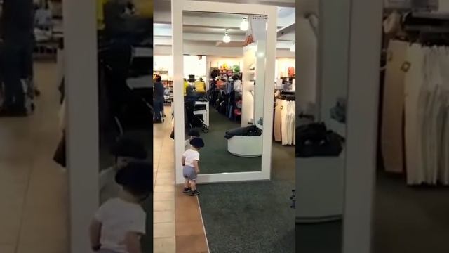 Когда увидел свое отражение