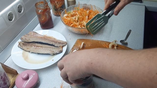 СКУМБРИЯ  С ОВОЩАМИ В СОУСЕ.(АВТОКЛАВ).