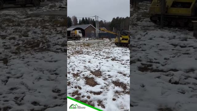 Произвели забивку свай на новом объекте