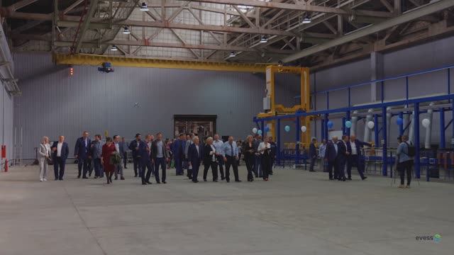 Торжественное открытие гальванической линии нанесения хромовых покрытий и очистных сооружений EVESS