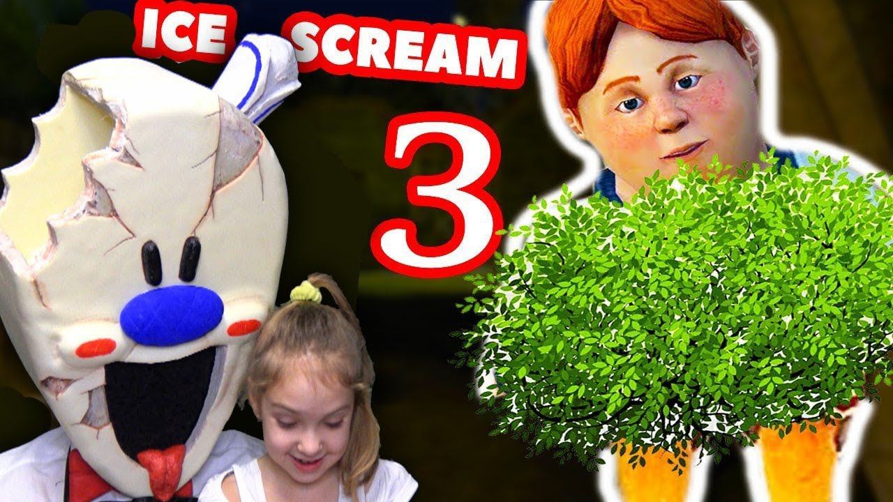 Ice Scream 3 🤓История ДРУЖБЫ Мороженщика 3 в Реальной жизни!Ice Scream 3 in Real Life!